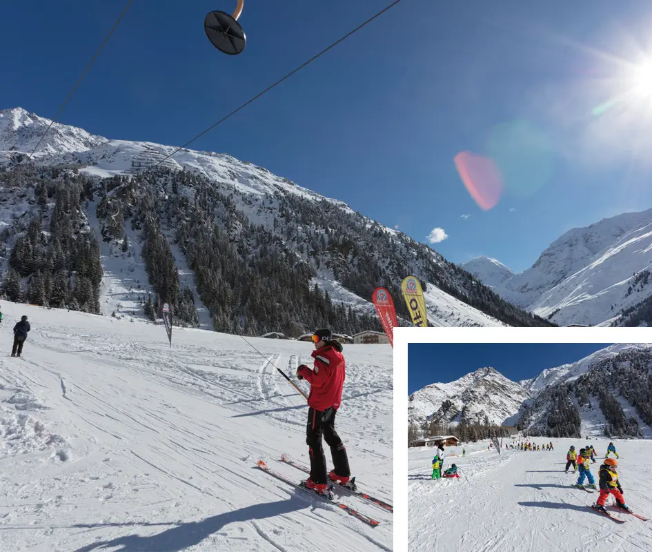 Übungslift Mandarfen - Spiel und Spass auf Schnee